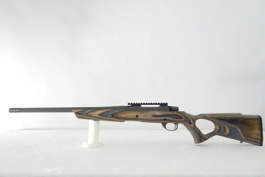 Weatherby Spike Camp .308Win System mit montierter Picatinny Schiene Profil Links